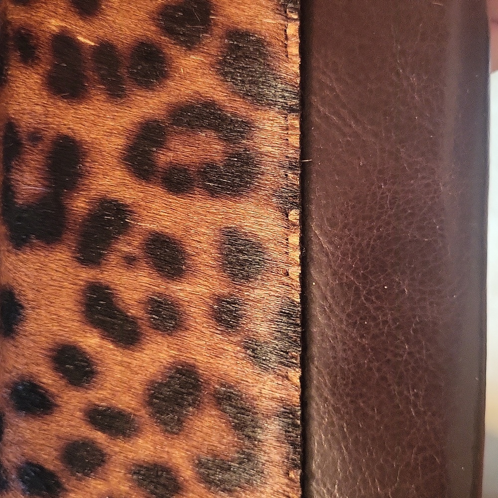 Patricia Nash Marsiliana Mirror Leopard Wristlet - Picture 10 of 10